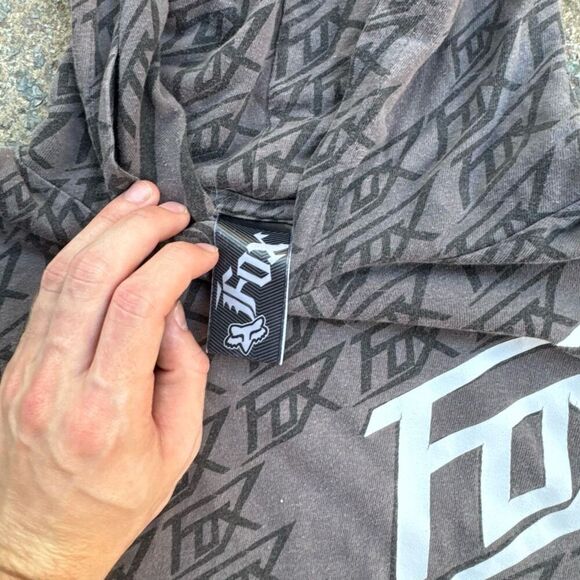 Fox Racing Classic Logo Y2K Hoodie - Picture 3 of 4